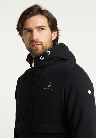 DreiMaster Maritim Sweat jacket in Black