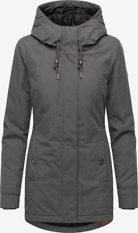 Ragwear Winterjas 'Monadena' in Grijs: voorkant