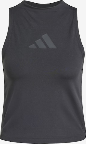 ADIDAS SPORTSWEAR Sports top 'Z.N.E.' in Black: front