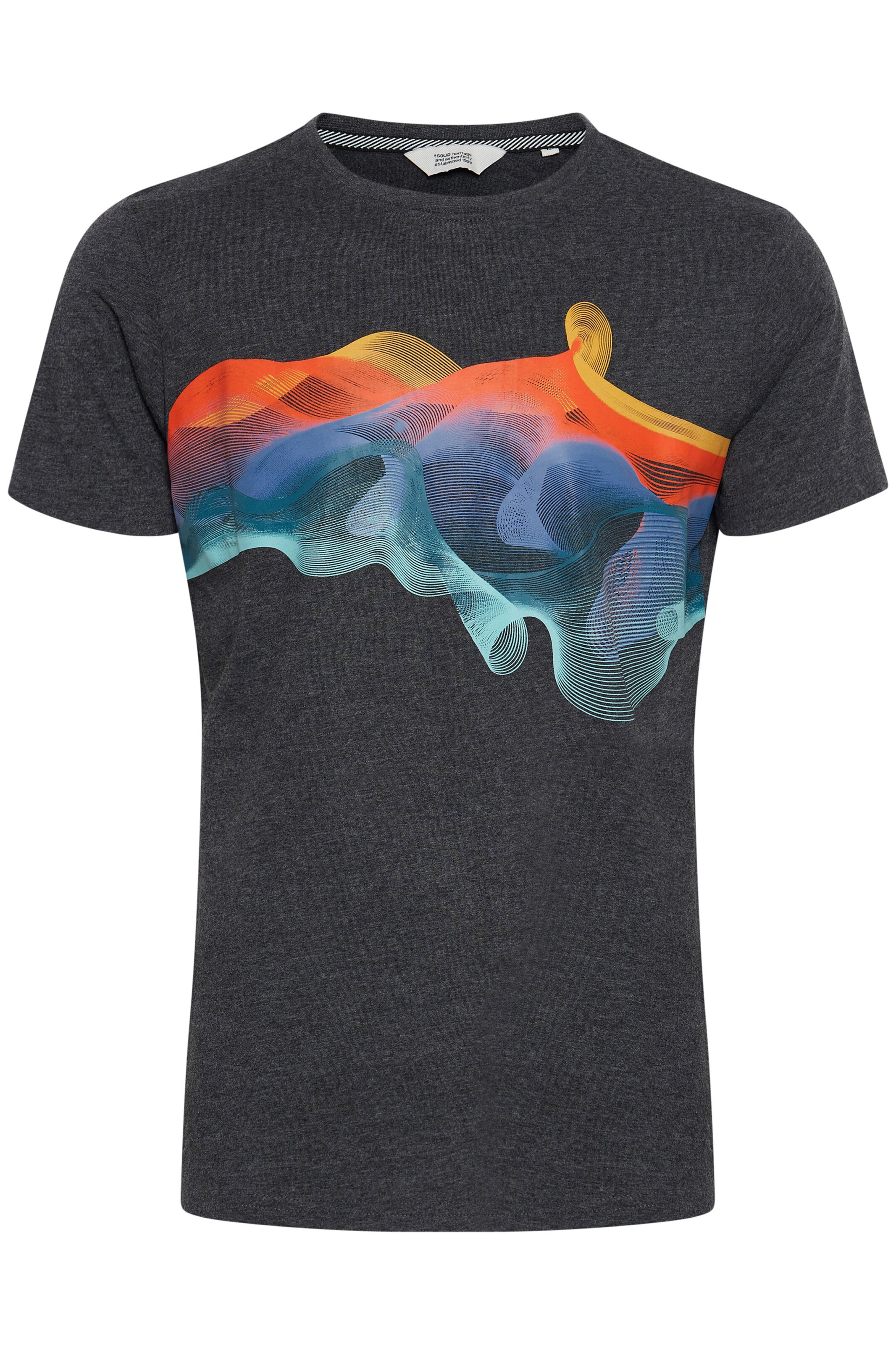 !Solid - Camisa 'Pedro' em cinzento: frente