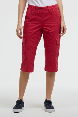 Soccx Regular Basic Skaterhose mit Beintaschen in Rot: Vorderseite