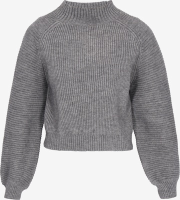 Pull-over DreiMaster Vintage en gris : devant