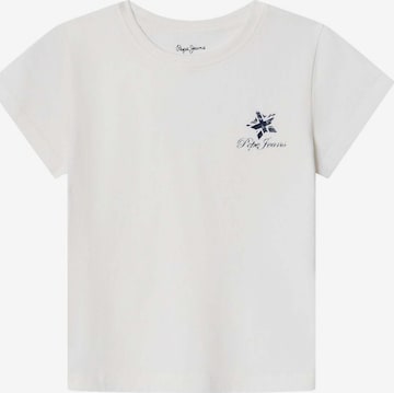 T-shirt 'Jaccob' Pepe Jeans en blanc : devant