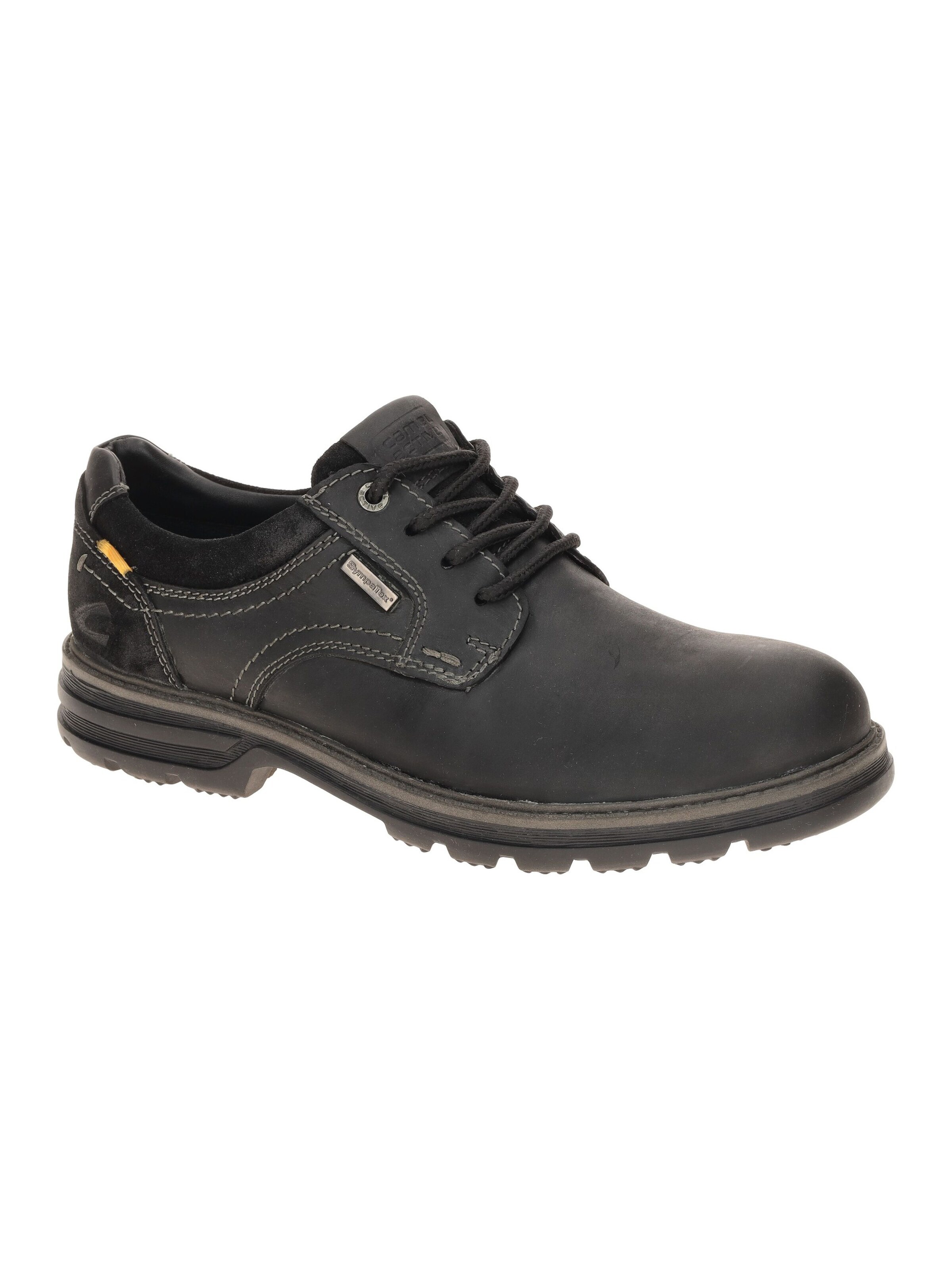 CAMEL ACTIVE Lace-Up Shoes 'camel active Darwin Schuhe schwarz wasserdicht' in Black: front