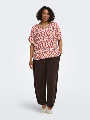 Camicia da donna 'CARBelly' di ONLY Carmakoma in rosso