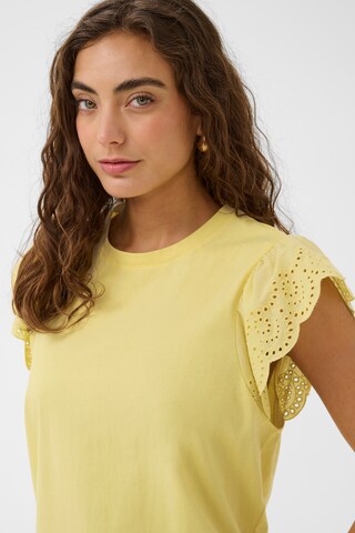 CULTURE Shirt 'Gaby' in Gelb