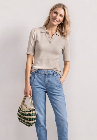 STREET ONE Shirt in Beige: Vorderseite