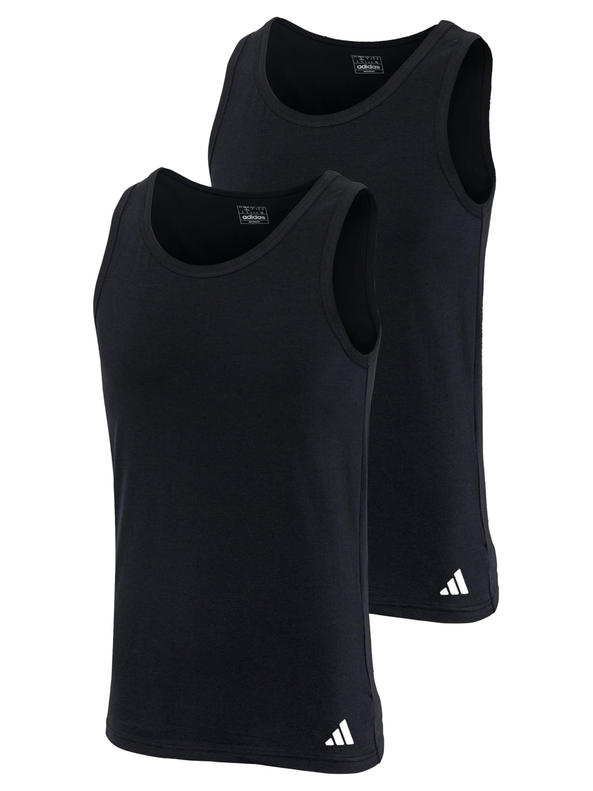 ADIDAS SPORTSWEAR Unterhemd 'Active Flex Cotton'‌‌ in Schwarz: Vorderseite