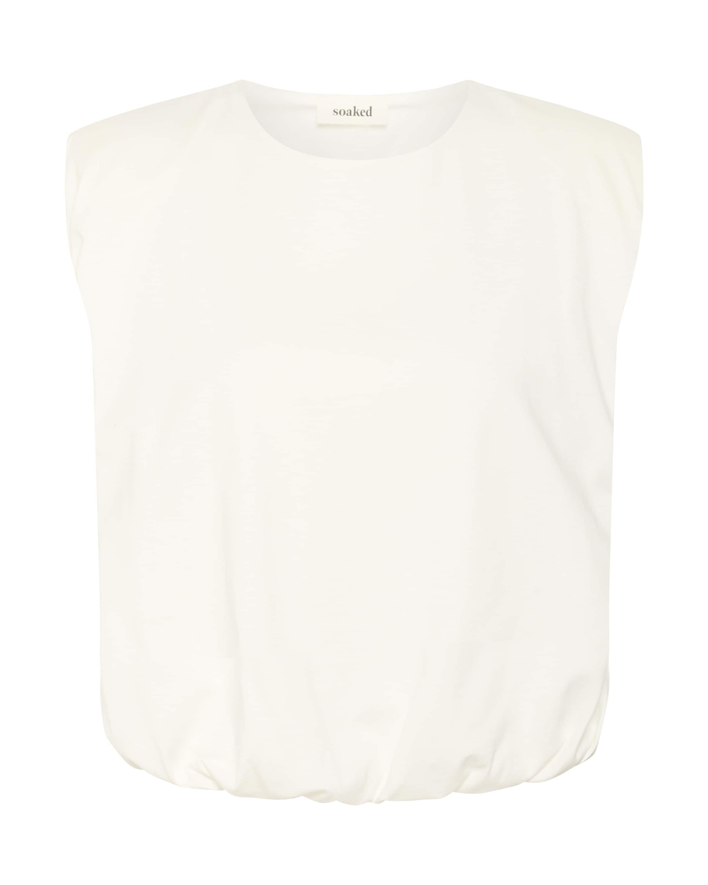 Chemisier SOAKED IN LUXURY en blanc : devant