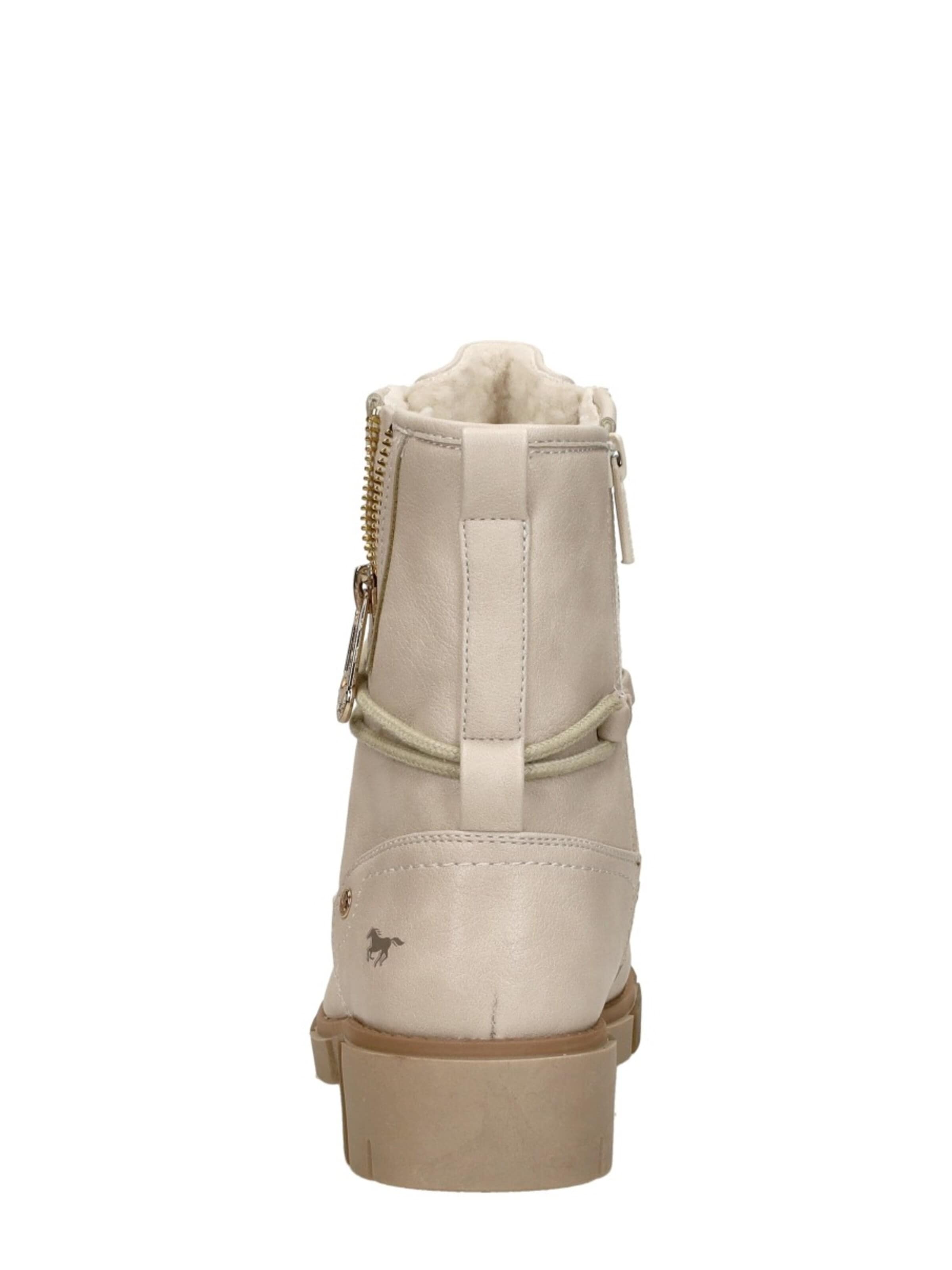Bottines à lacets MUSTANG en blanc