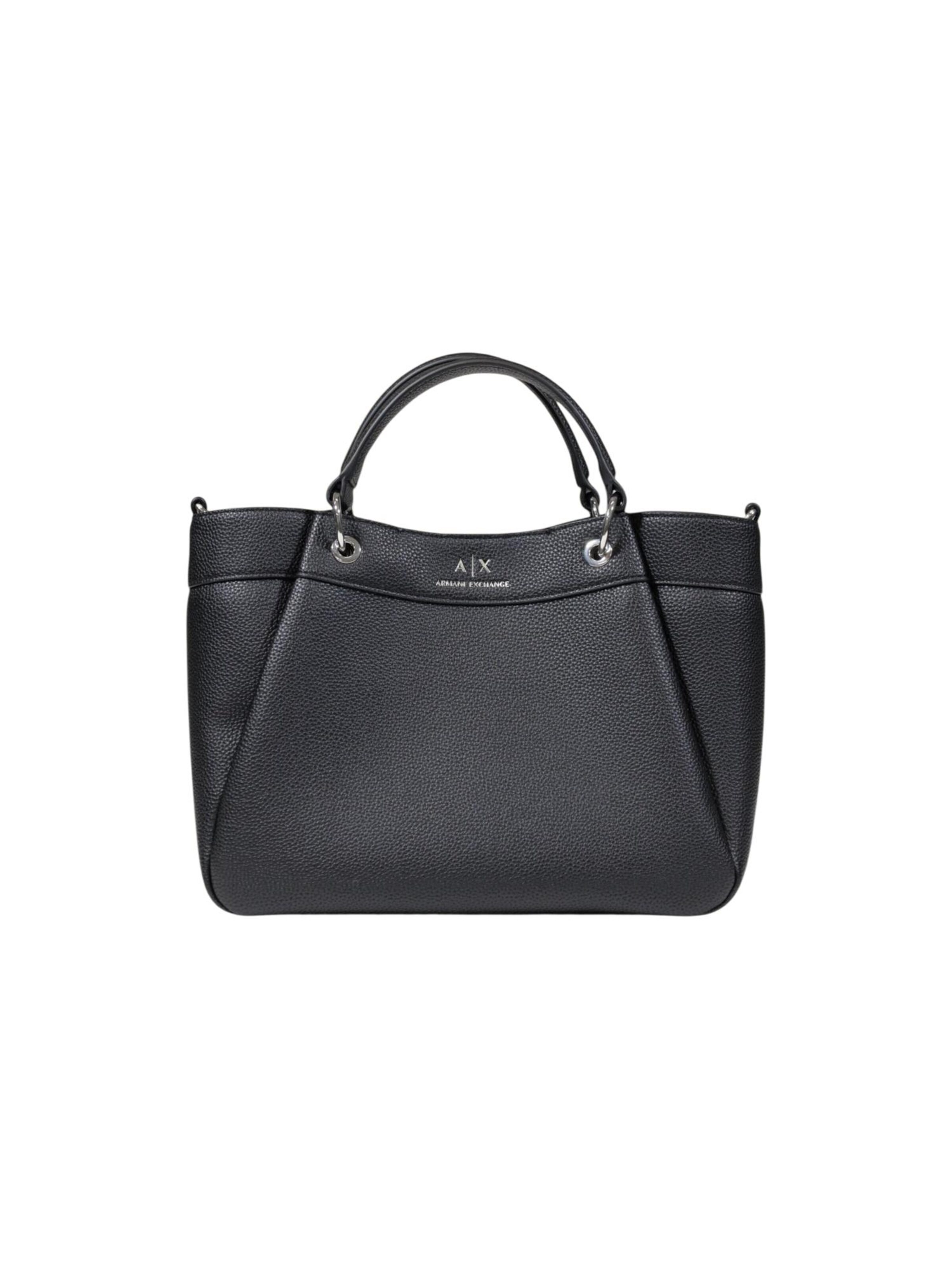 ARMANI EXCHANGE - Bolso de hombro 'SHOPPING 942911 CC783' en negro: frente