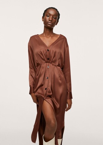 MANGO Sukienka 'NANA' w kolorze brązowy