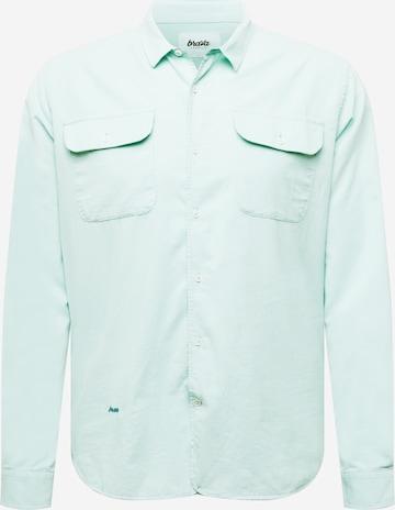 Brava Fabrics Button Up Shirt in Blue: front
