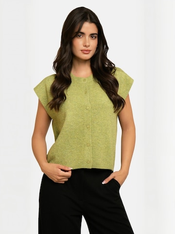 Liberte Essentiel - Chaleco ' FRID ' en verde: frente