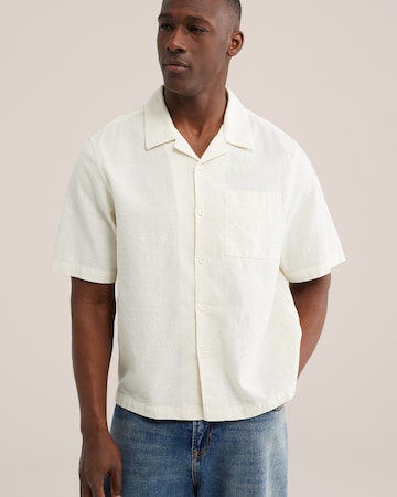 WE Fashion Comfort Fit Skjorte i hvid: forside