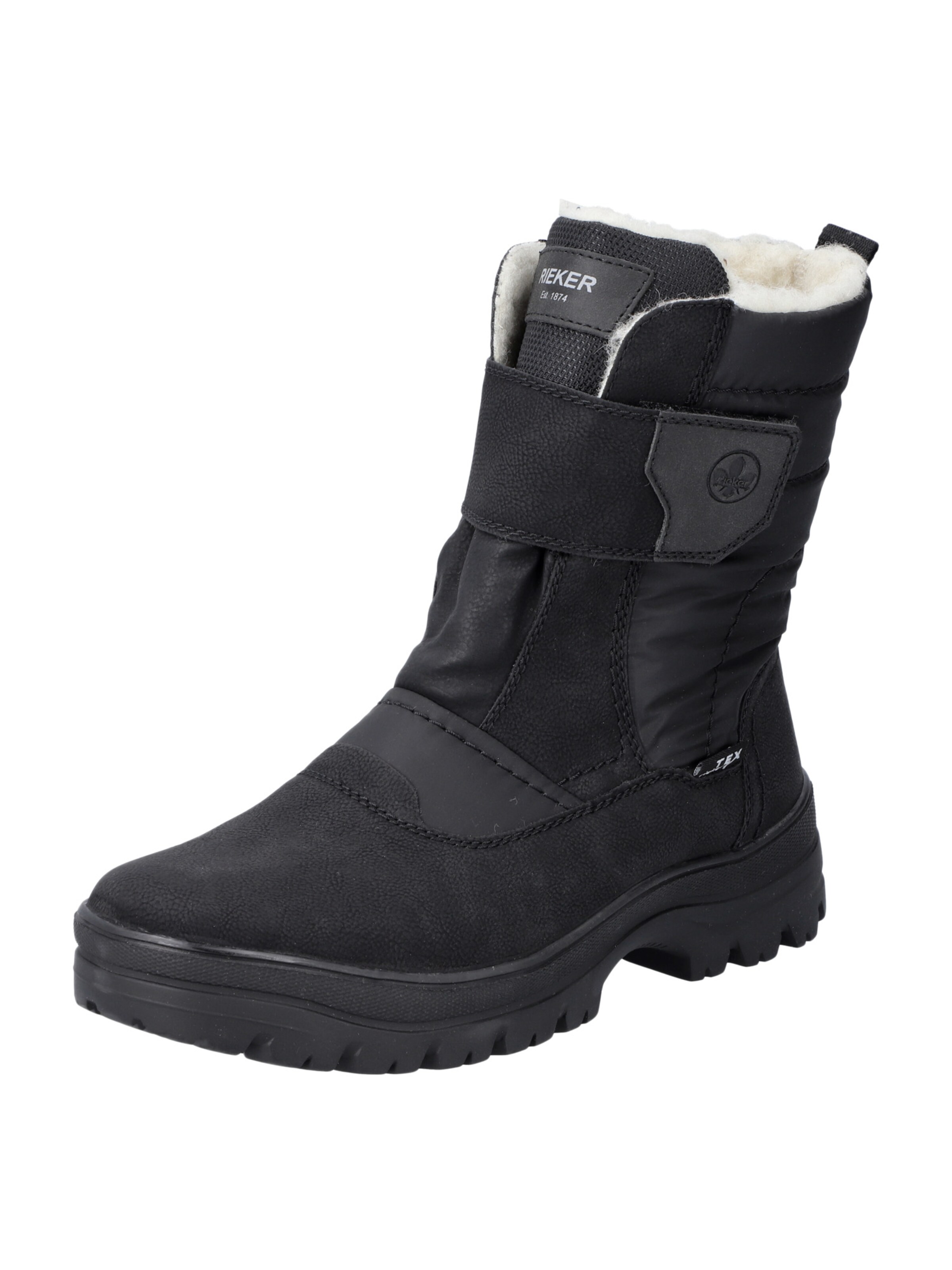 Rieker - Bota de neve em preto: frente