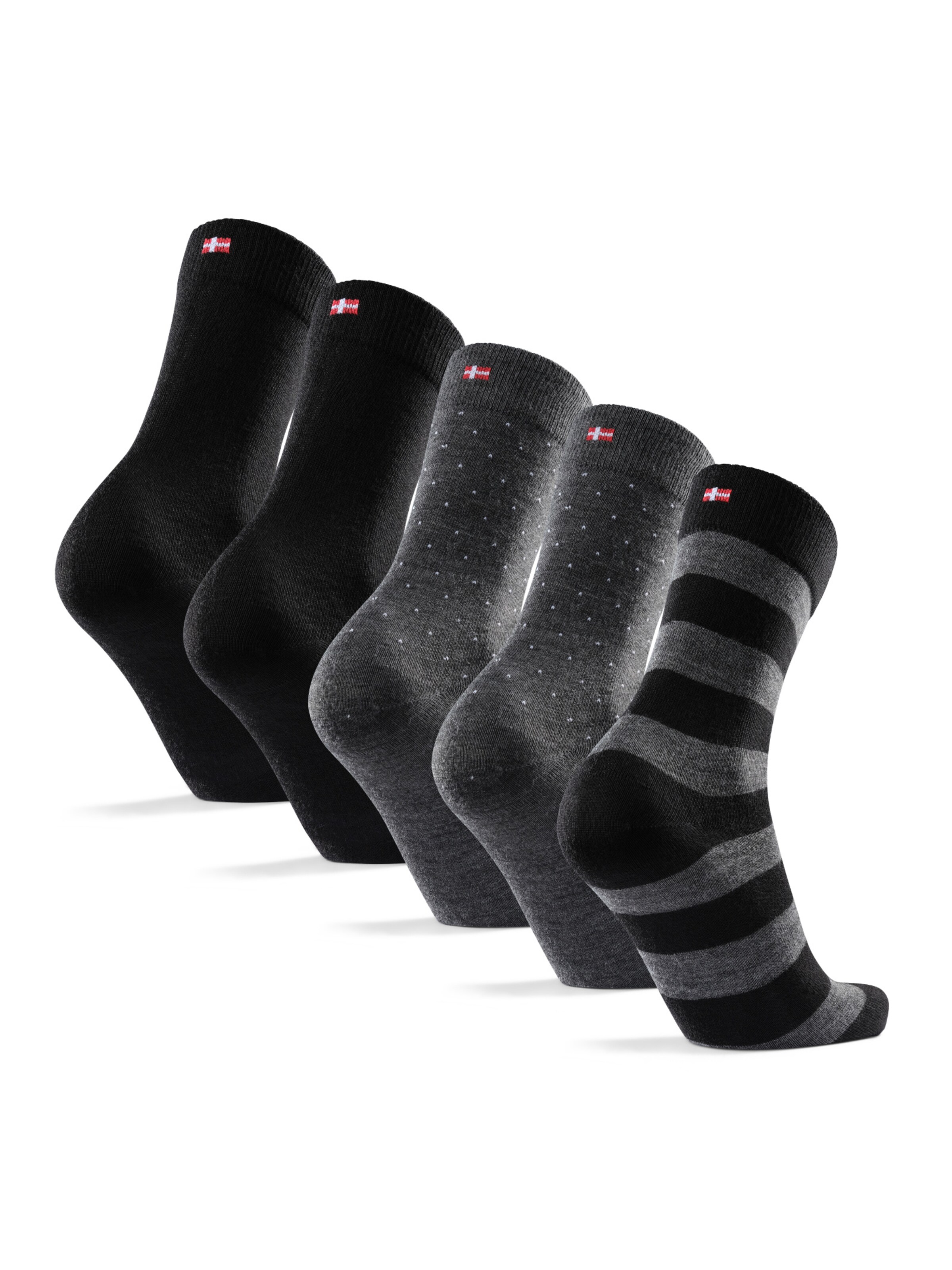 Chaussettes 'Merino Dress' DANISH ENDURANCE en gris