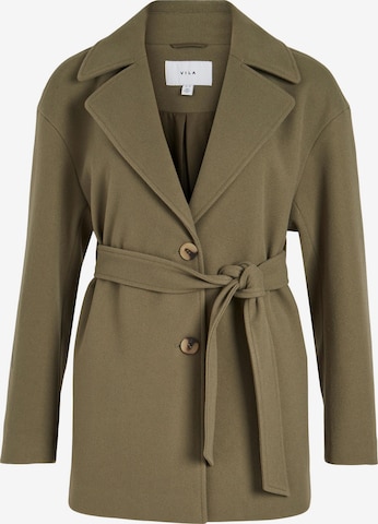 VILA Between-seasons coat 'Metil' in Green: front