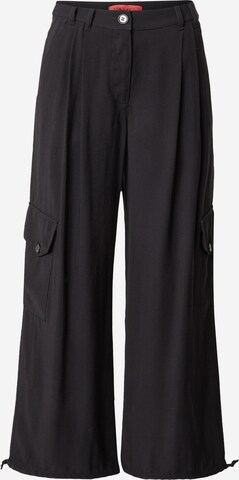 MAX&Co. Loose fit Cargo Pants 'CORVINO' in Black: front