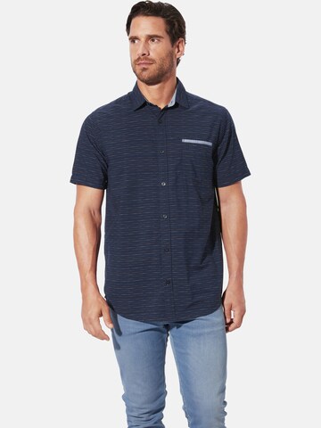 BABISTA Regular fit Overhemd 'Sorianez' in Blauw: voorkant