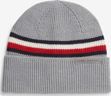 TOMMY HILFIGER Mütze in Grau: Vorderseite