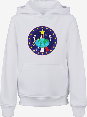 F4NT4STIC Sweatshirt 'NASA Classic Globe Astronauts' in Weiß: predná strana