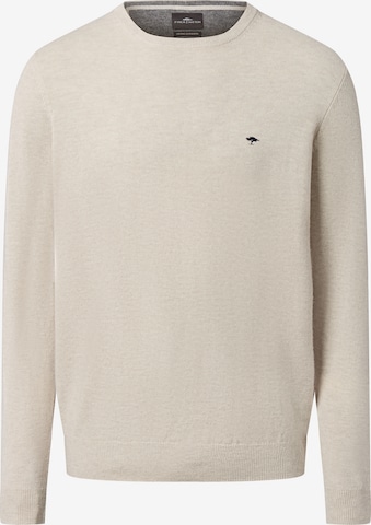 Pull-over FYNCH-HATTON en beige : devant