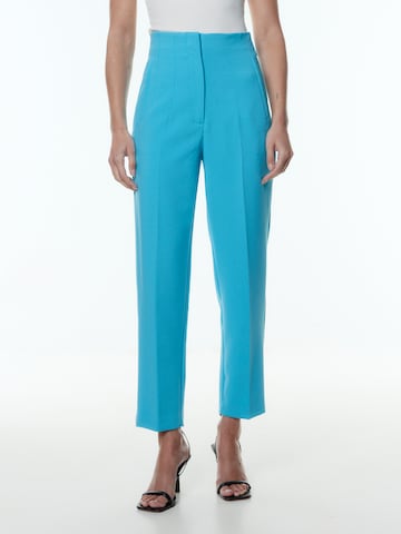 EDITED Regular Pleated Pants 'Charlotta' in Blue: front