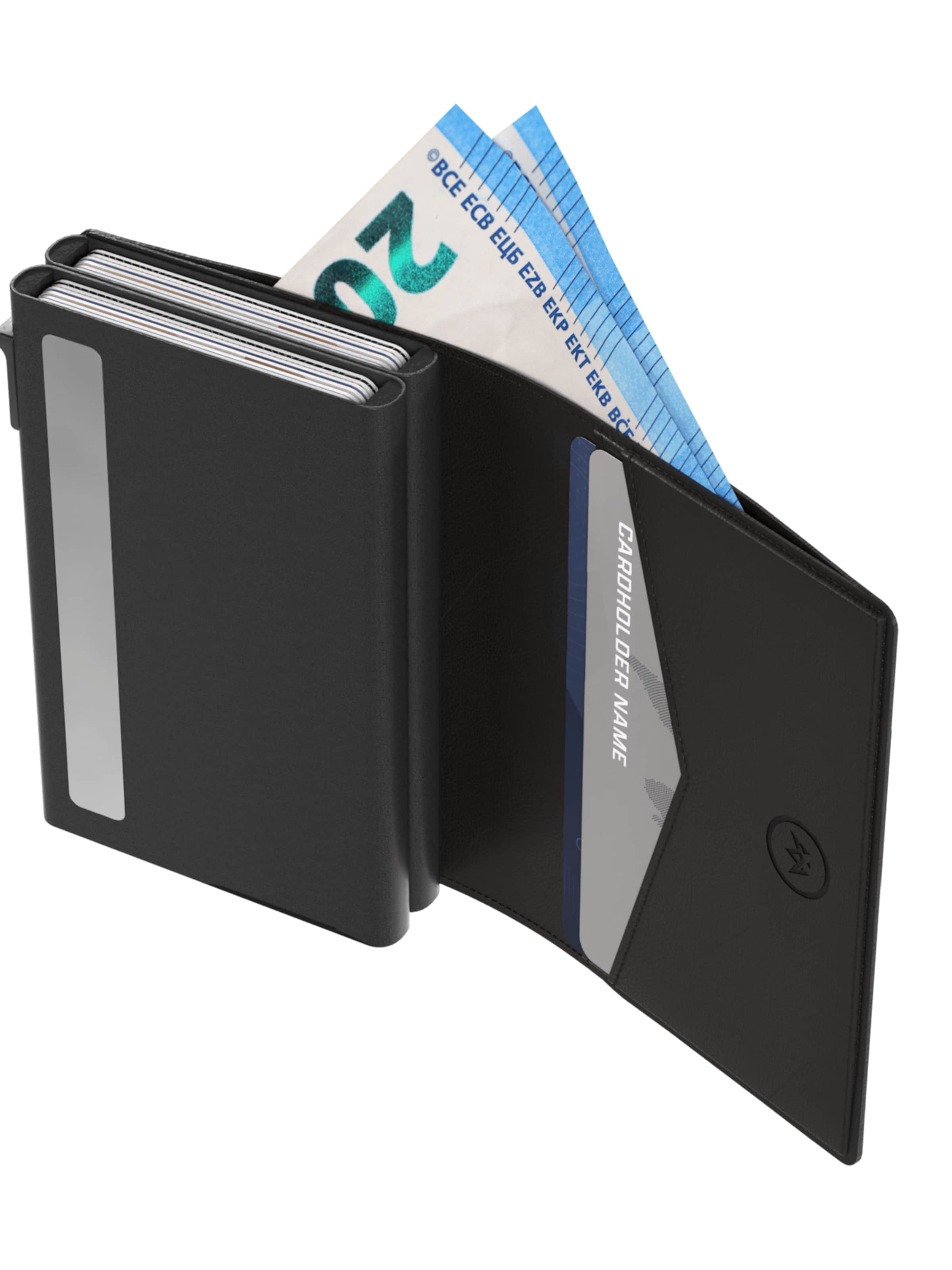 Porte-monnaies 'Pasjeshouder Double' Prowallet en noir