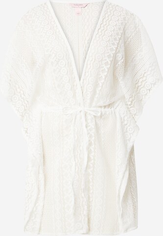 Hunkemöller Short Bathrobe in White: front