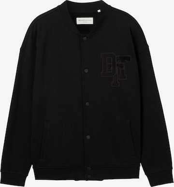 TOM TAILOR DENIM Between-Season Jacket in Black: front