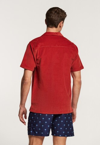 Shiwi Regularny krój Koszula 'Dave' w kolorze czerwony