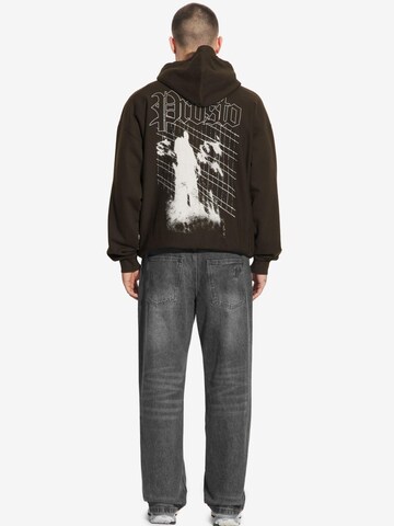 Prosto Sweatshirt 'Shadow Washed' in Black
