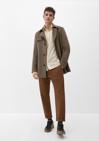 s.Oliver Slim Fit Hemd in Beige