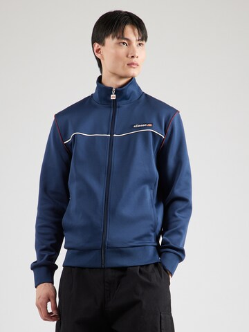 Veste de survêtement 'San Marino' ELLESSE en bleu : devant