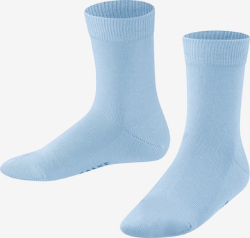 FALKE Socks 'Family' in Blue: front
