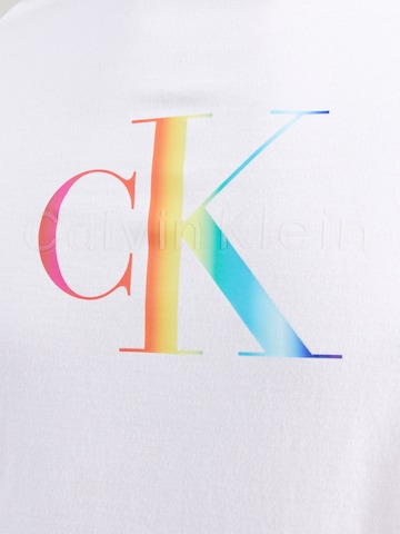 Calvin Klein Jeans Tričko '20s PRIDE25' - Biela