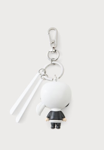 Porte-clés 'IKON SKI' Karl Lagerfeld en blanc