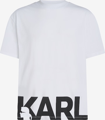 Karl Lagerfeld T-Shirt in Weiß: predná strana