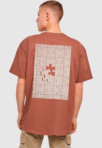 T-Shirt 'Missing Peace' Merchcode en marron