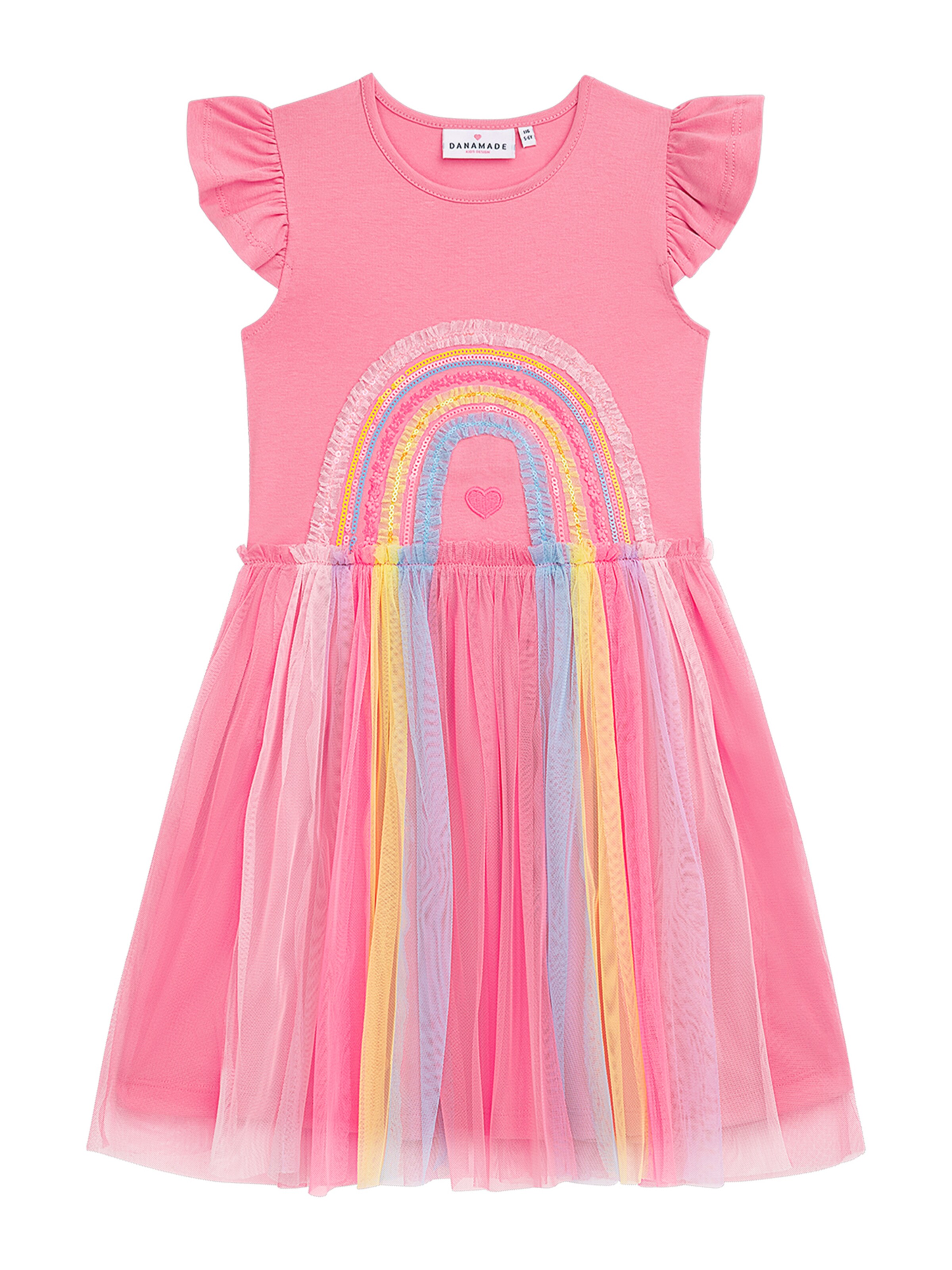 Danamade Dress in Pink: front