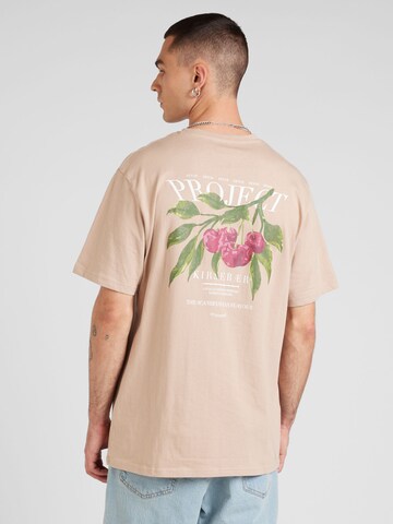 Denim Project Shirt 'Cherry' in Beige: voorkant