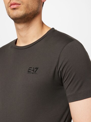 Maglietta di EA7 Emporio Armani in marrone