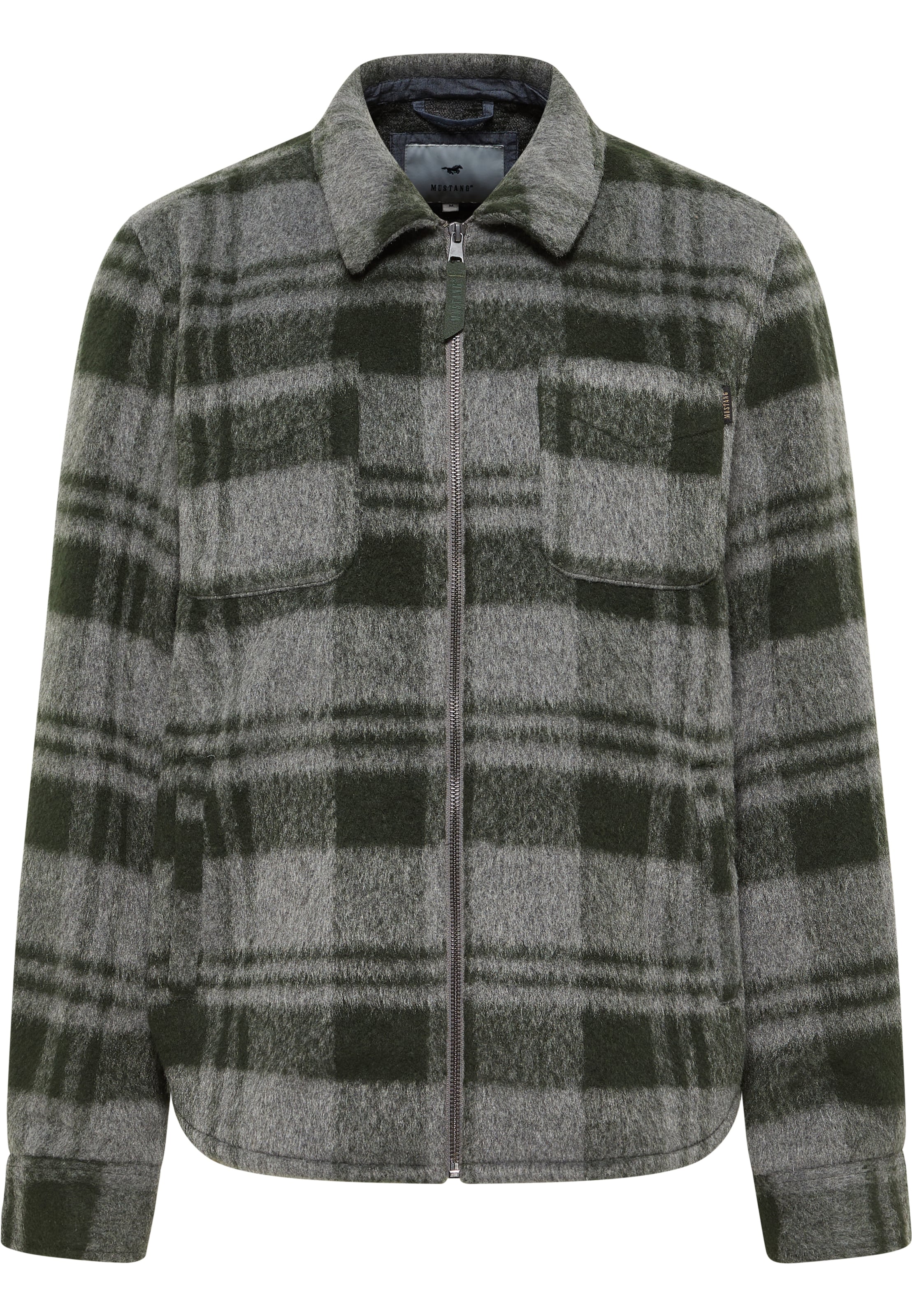 MUSTANG Between-Season Jacket ' Philo ' in Light grey / Dark grey, Item view