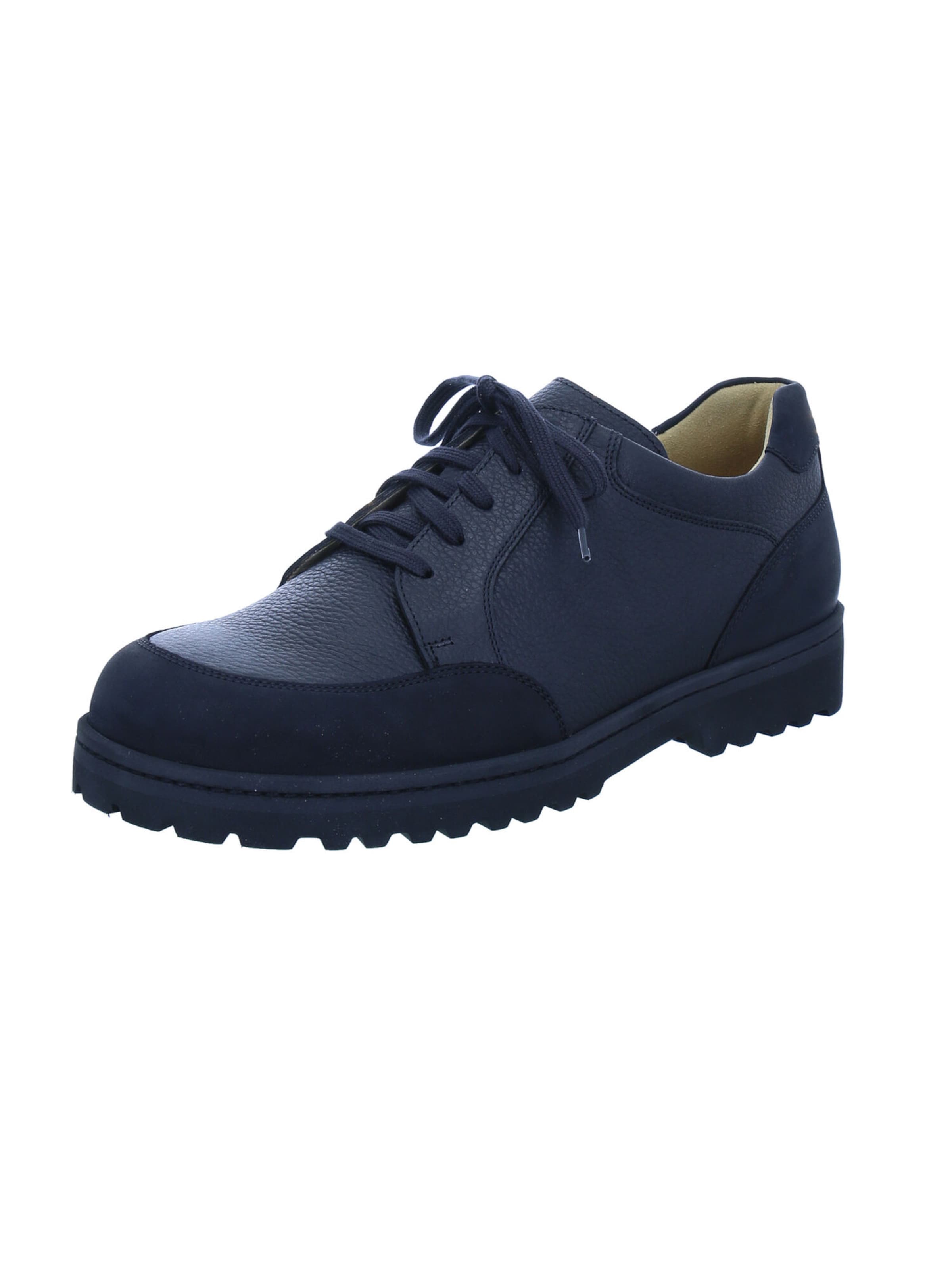 Ganter Schnürschuh in Blau: Vorderseite