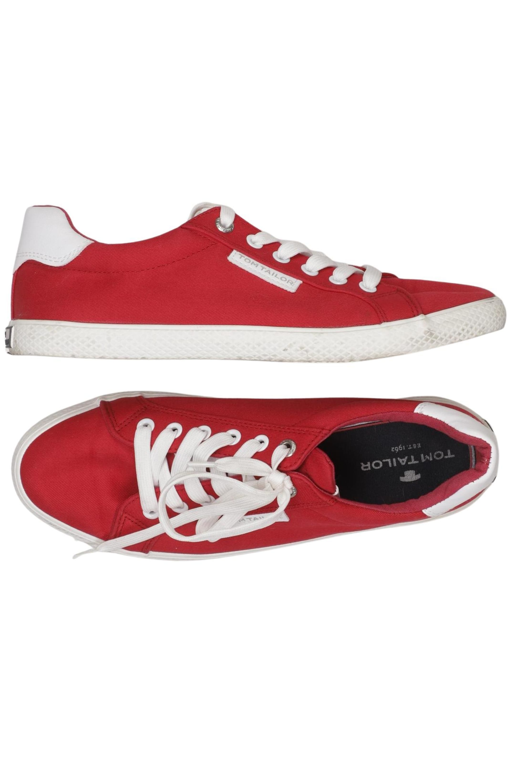 TOM TAILOR DENIM Sneaker 41 in Rot: Vorderseite