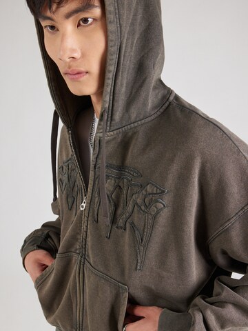 WEEKDAY Sweatjacke in Grau