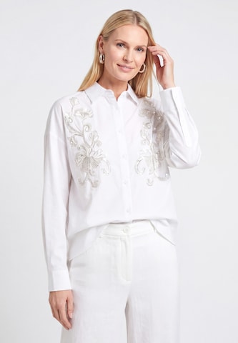 Chemisier usha WHITE LABEL en blanc : devant