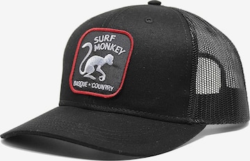 Surf Monkey - Boné em preto: frente