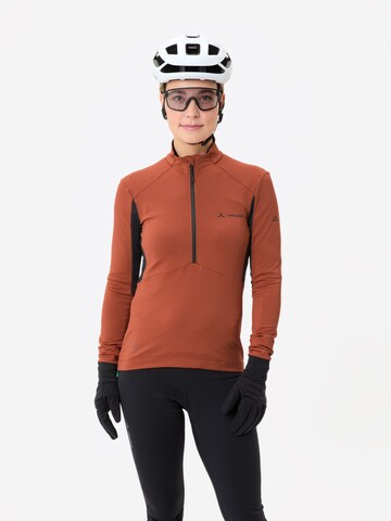 VAUDE Functioneel shirt 'Kuro' in Bruin